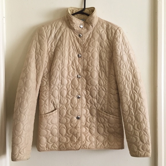 Coach Jackets & Blazers - Coach Signature Quilted  Jacket Size XS